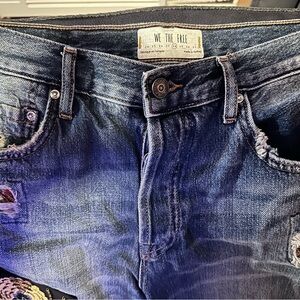 Free People Blue Ankle & Cropped Jeans